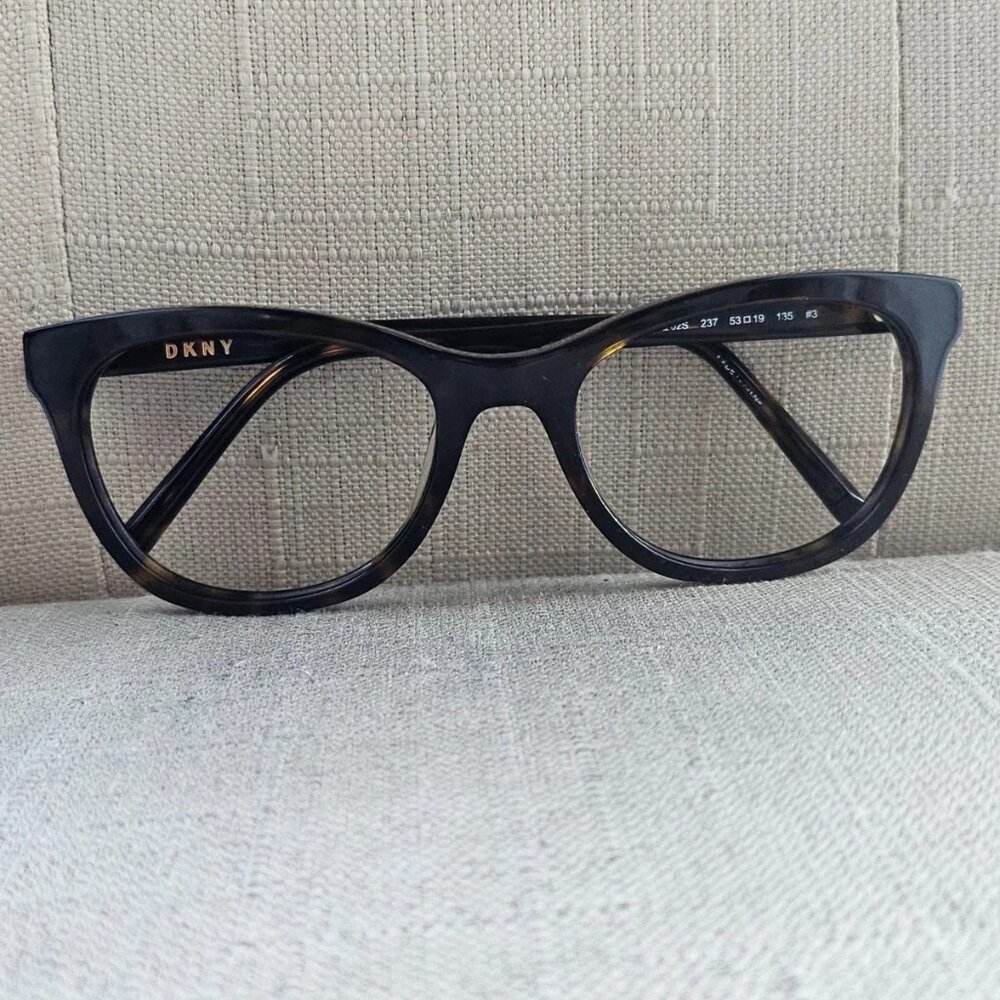 DKNY Women Glasses Sunglasses Frame Dark Brown Tortoise DK502S 53[]19 Eyeglasses - Picture 2 of 12
